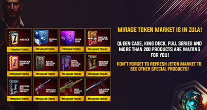 Mirage Token Market is at Zula!